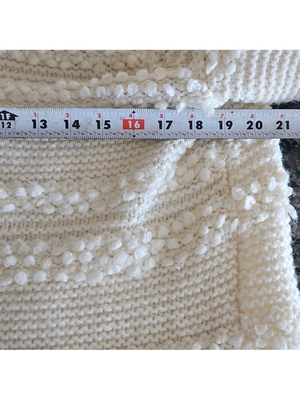 Magaschoni Cream Textured Turtleneck Sweater - Picture 5 of 9